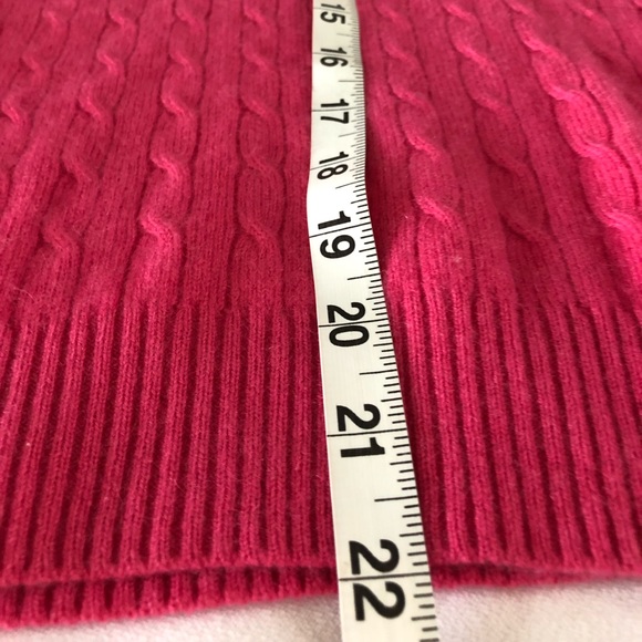 J Crew Pink 100% Cashmere Sweater women’s small - Picture 6 of 8